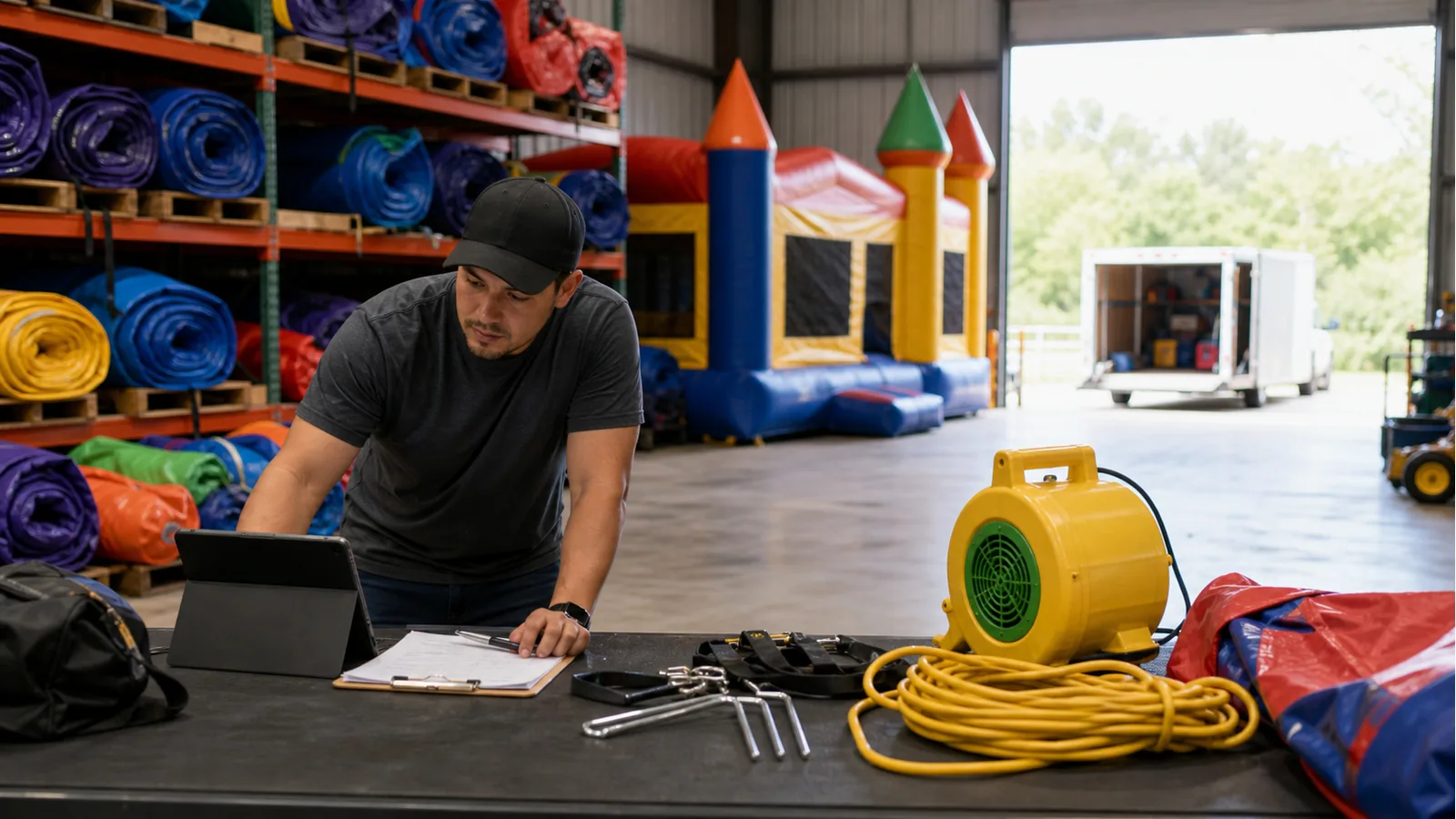Bounce House Rental Software Checklist guide image